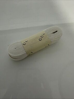 Gucci White Cotton Shoe Laces New Replacements